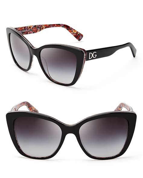 dolce gabbana blue mosaic cat-eye|Women's sunglasses: cat eye, floral, square .